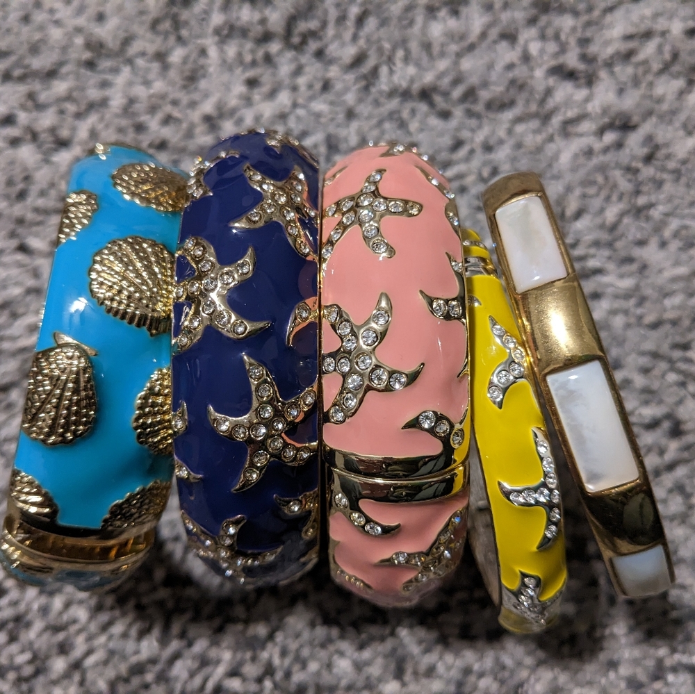 Set of Tommy Bahama bangle bracelets